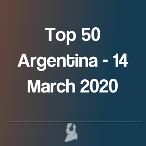 Imagen de  Top 50 Argentina - 14 Marzo 2020