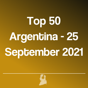 Imagen de  Top 50 Argentina - 25 Septiembre 2021