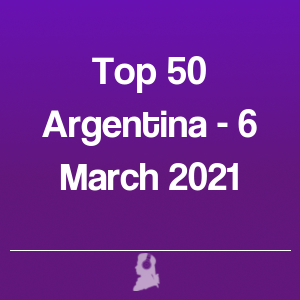 Photo de Top 50 Argentine - 6 Mars 2021