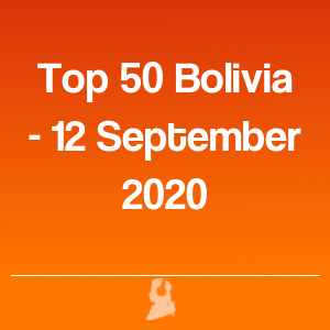 Foto de Top 50 Bolívia - 12 Setembro 2020