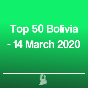 Imagen de  Top 50 Bolivia - 14 Marzo 2020