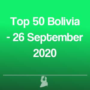 Immagine di Top 50 Bolivia - 26 Settembre 2020