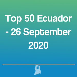 Imagen de  Top 50 Ecuador - 26 Septiembre 2020