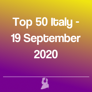 Imatge de Top 50 Itàlia - 19 Setembre 2020