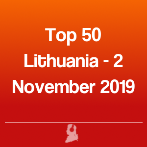 Photo de Top 50 Lituanie - 2 Novembre 2019