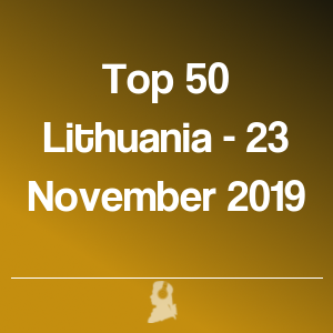 Photo de Top 50 Lituanie - 23 Novembre 2019