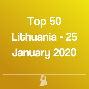 Photo de Top 50 Lituanie - 25 Janvier 2020