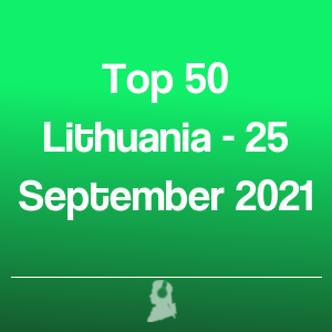 Picture of Top 50 Lithuania - 25 September 2021