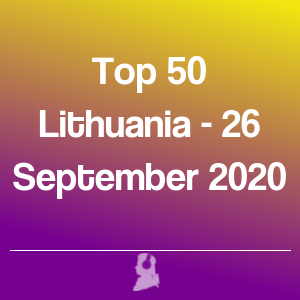 Imatge de Top 50 Lituània - 26 Setembre 2020