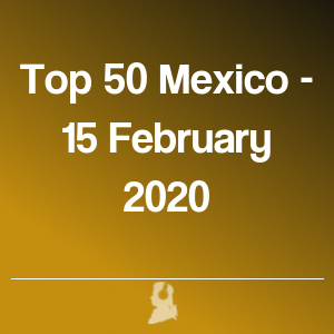 Foto de Top 50 México - 15 Fevereiro 2020