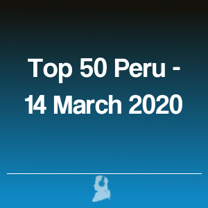 Imagen de  Top 50 Perú - 14 Marzo 2020